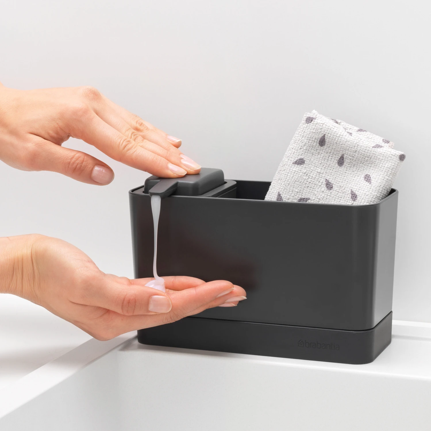 Brabantia Tiskipöydän Teline Saippuapumpulla 5 Brabantia Tiskipöydän Teline Saippuapumpulla - Image 3