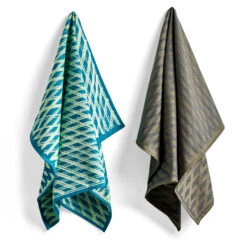 Hay Tea Towel Marker Diamond Keittiöpyyhe, 2-pakkaus