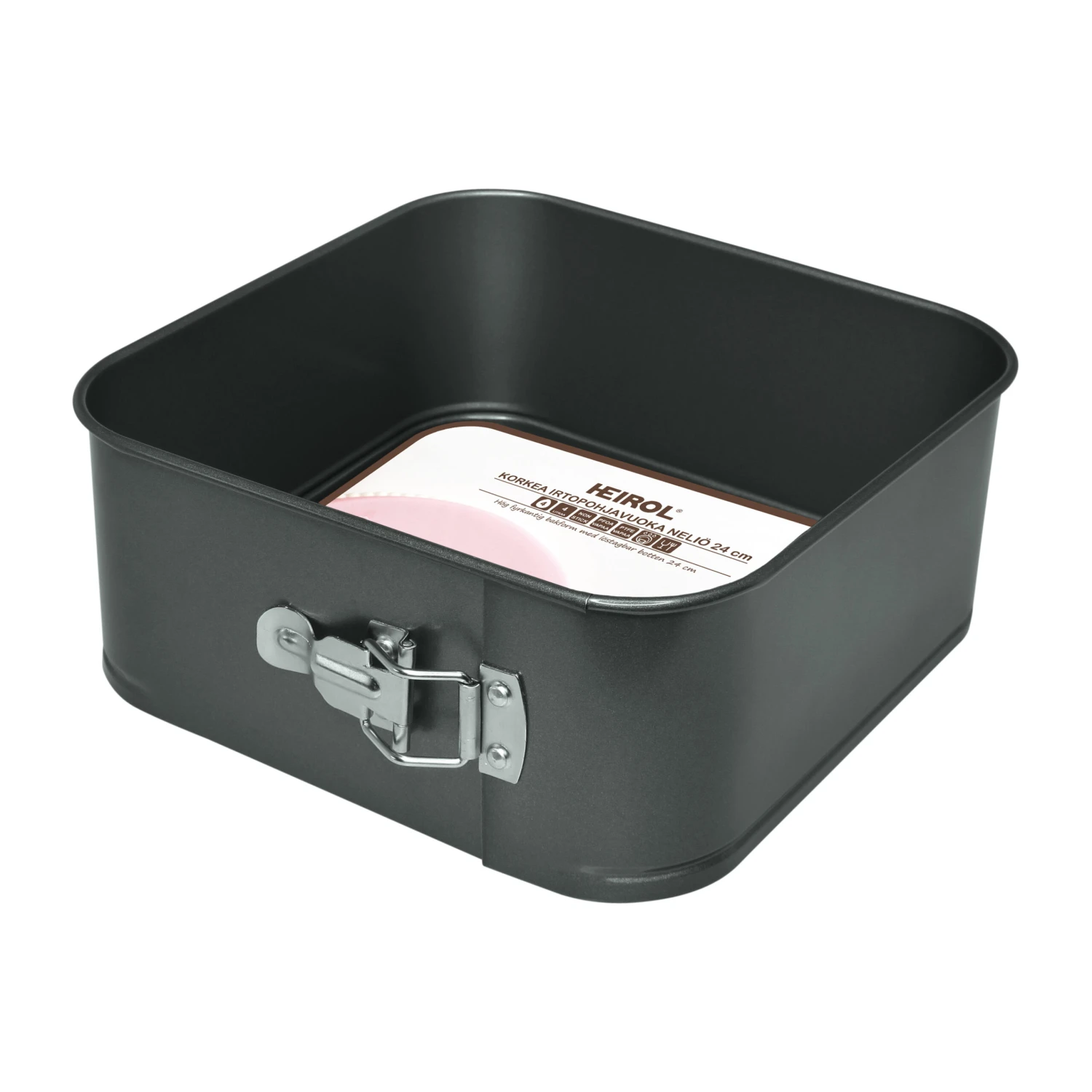 Heirol Neliönmuotoinen Irtopohjavuoka Extrakorkea 4 Heirol Neliönmuotoinen Irtopohjavuoka Extrakorkea - Image 2