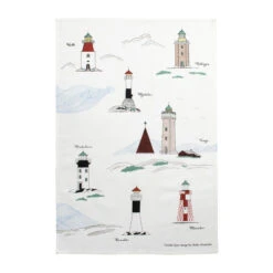 Ruotsalaiset Majakat -keittiöpyyhe 47 X 70 Cm