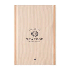 Lexington Seafood Striped & Printed -keittiöpyyhe 50 X 70 Cm