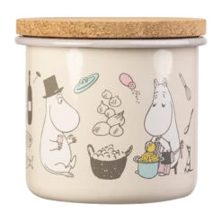 Muurla Moomin Emalipurkki Korkkikannella 1,3 L