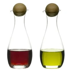 Sagaform Oak öljy- & Viinietikkapullot 2 Kpl